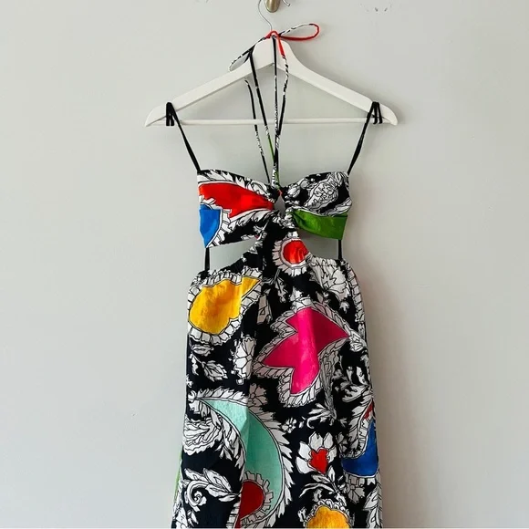 leopard dress backless KATRINA MAXI BACKLESS FLARED SLEEVE MINI DRESS